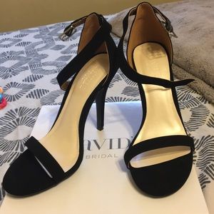 David’s bridal black stilettos